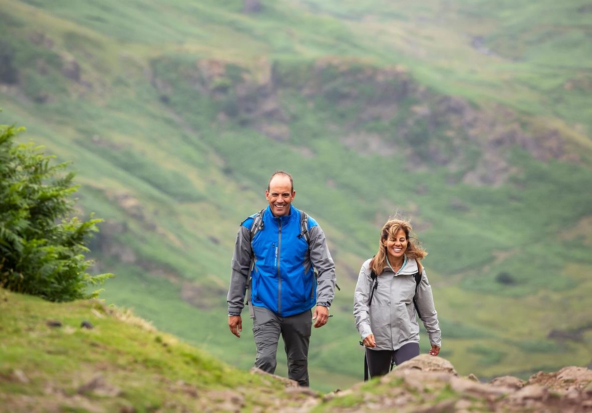 Green landscapes of the Lake District Fells
