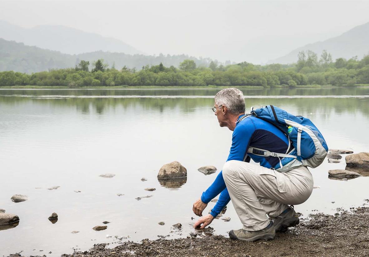 A pensive moment on the Lake District Round