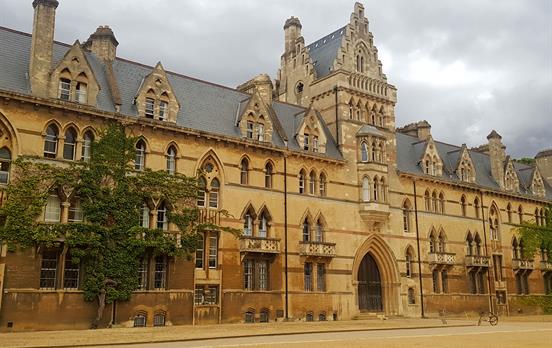 The historic Oxford university building