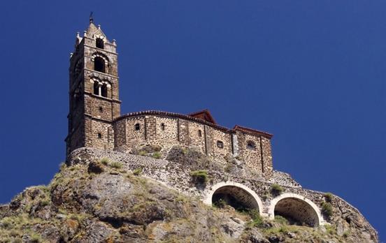 Church Saint-Michel d'Aiguilhe in Le Puy