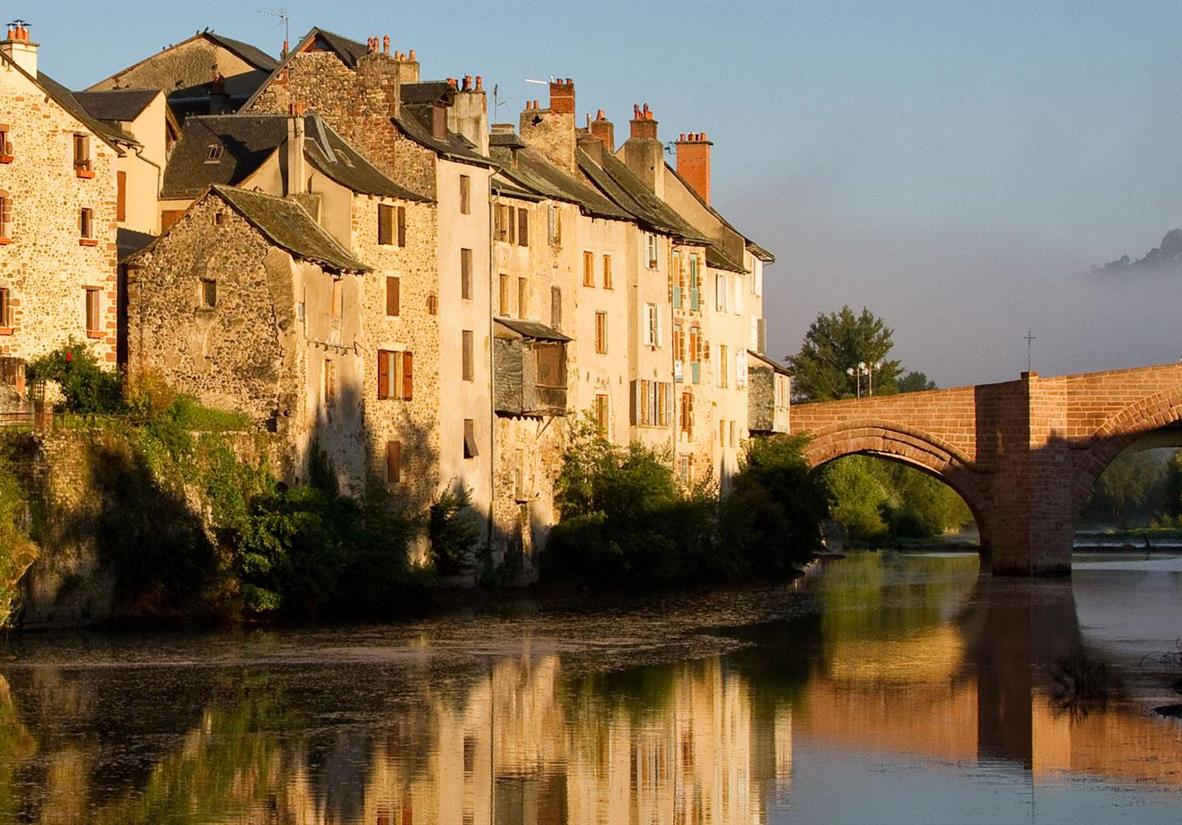 The town of Aumont Aubrac