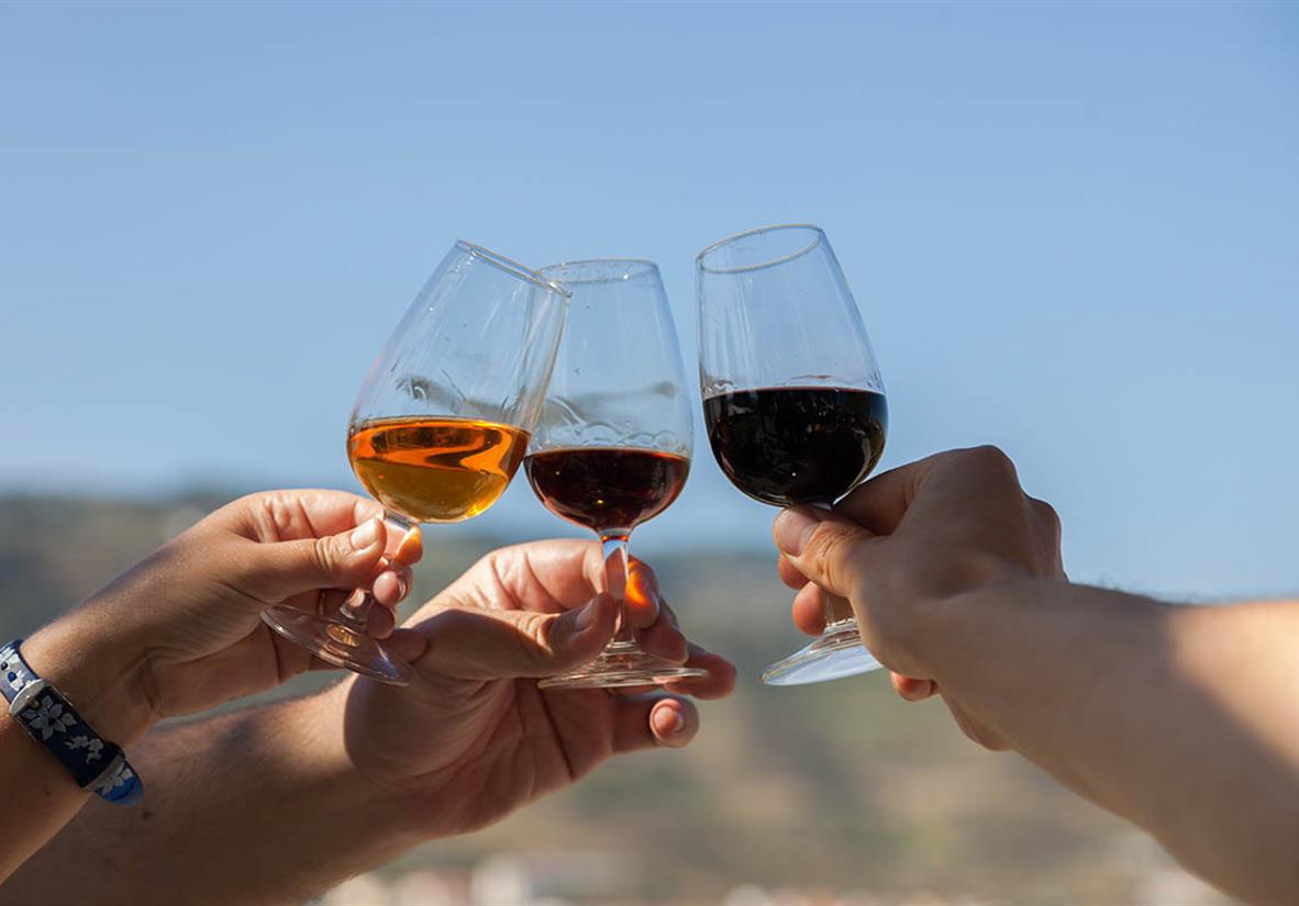 Weinprobe im Douro