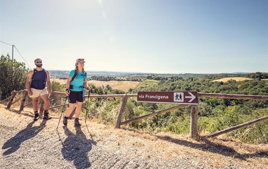 Unterwegs auf der Via Francigena