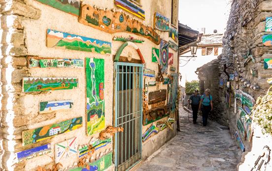 Pilger auf dem Weg nach Rom