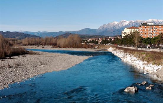 Aulla an den Flüssen Aullela und Magra