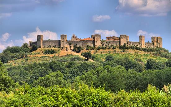Blick auf Monteriggioni