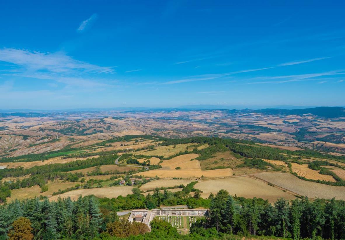 Blick auf Radicofani