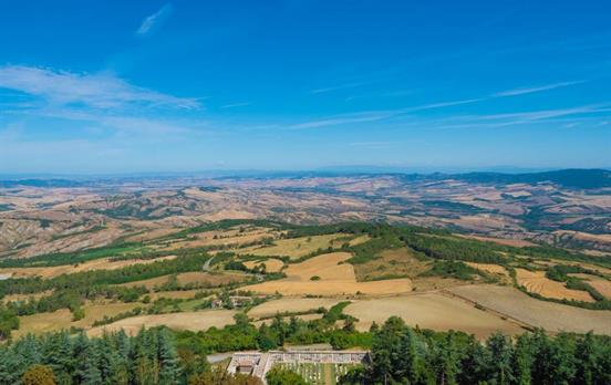 Blick auf Radicofani
