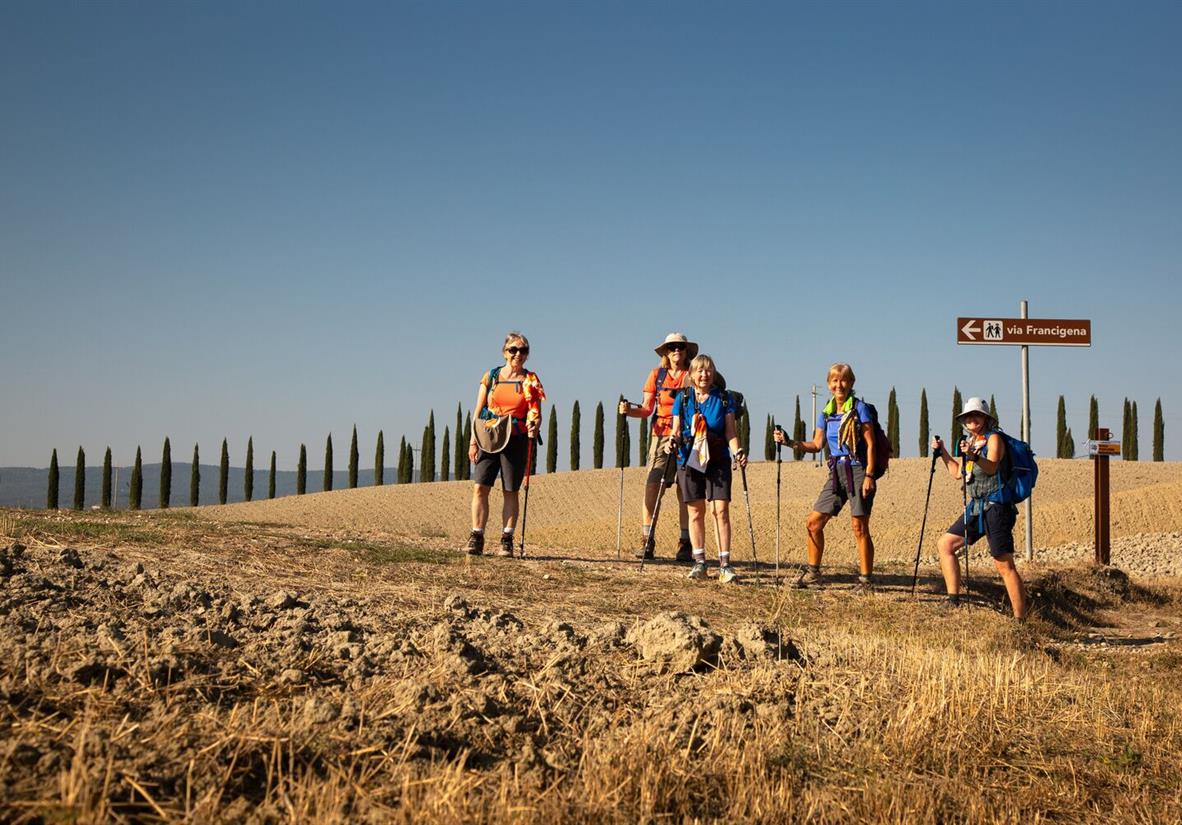 Unterwegs auf der Via Francigena