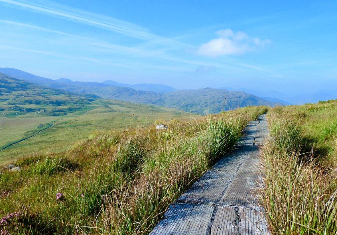 Board walks to Torc Mountain