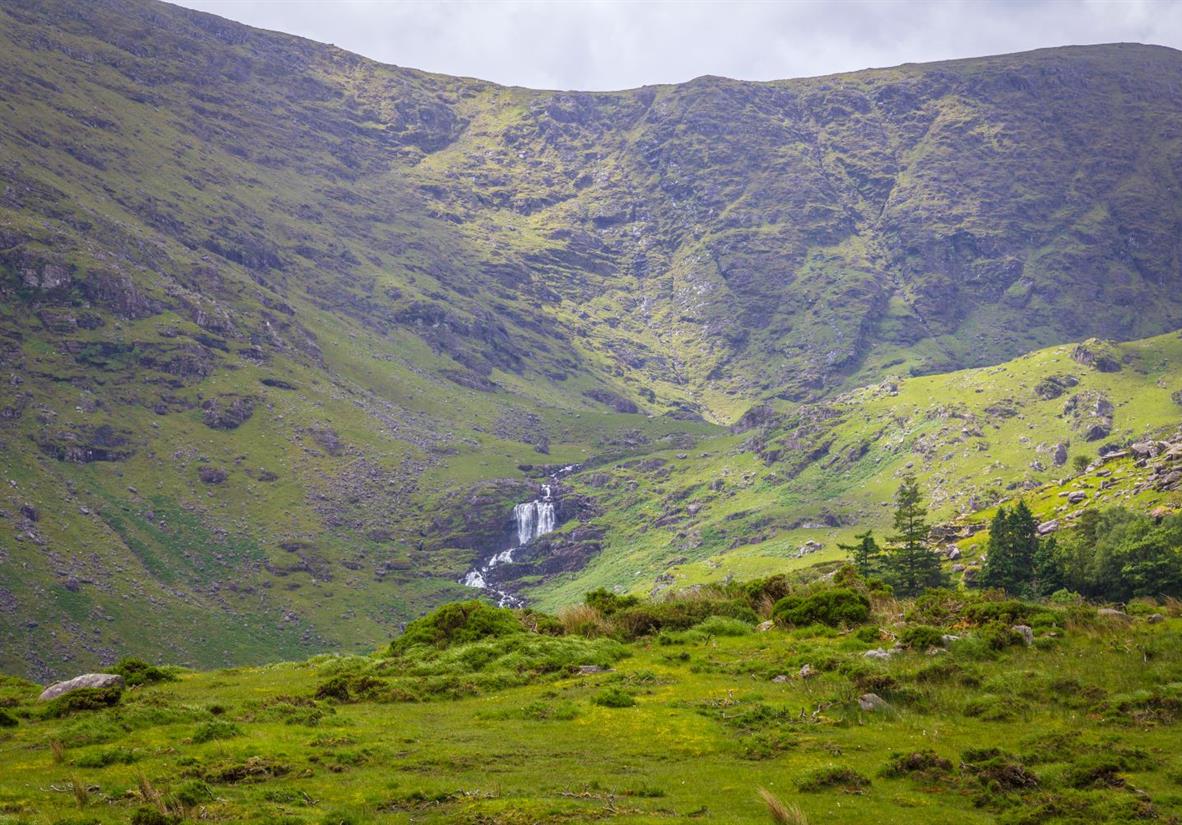 Waterfalls in Black Valley