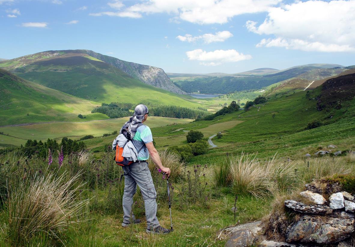 Walking in the Glendalough Valley