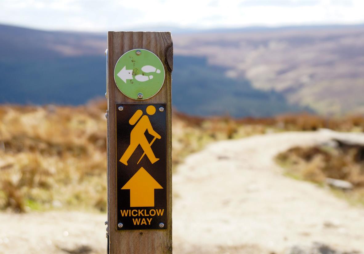 Wicklow Way waymarkers