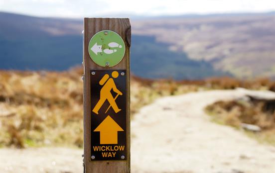 Wicklow Way is well waymarked throughout