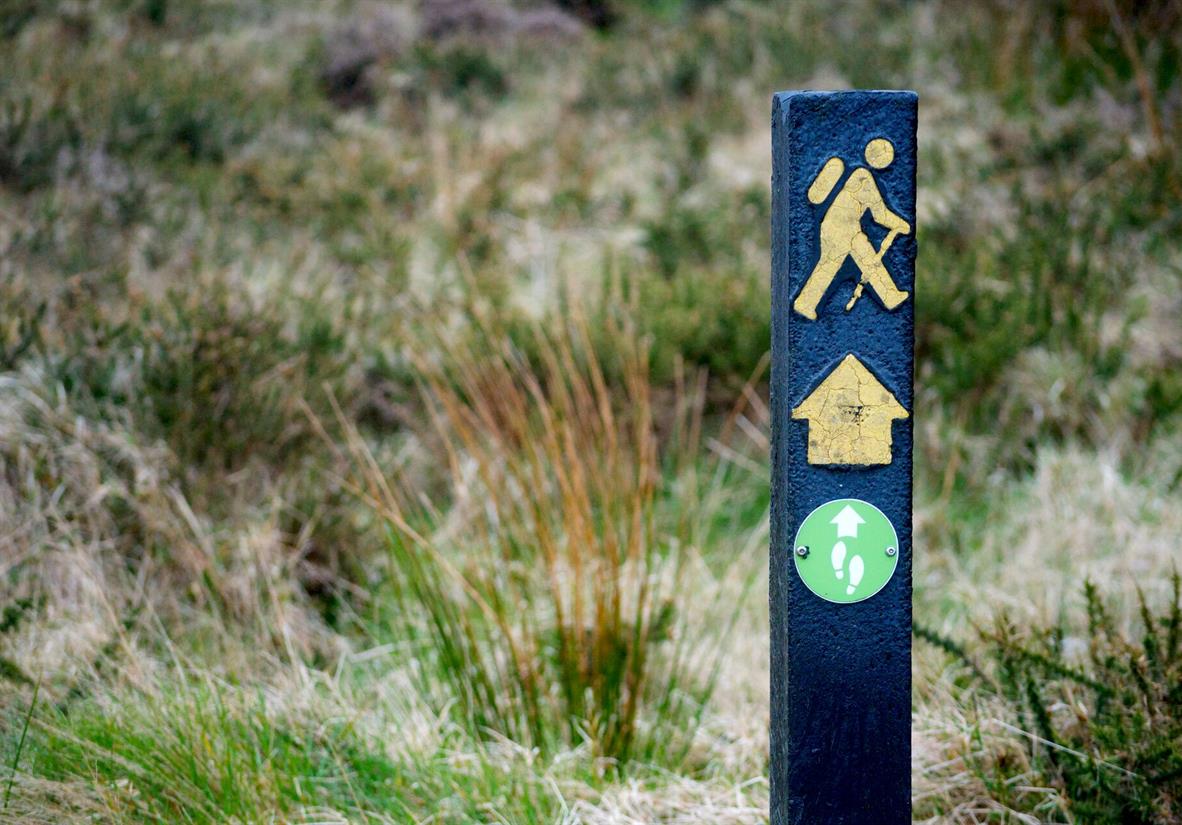 Wicklow Way is very well waymarked