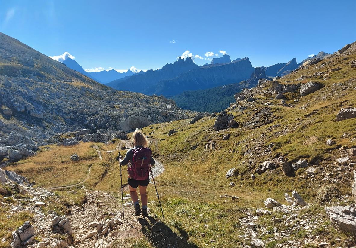 Walker on the Alta Via