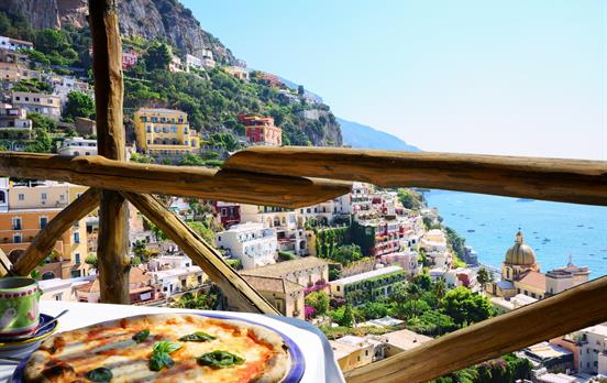 Amalfi - Essen mit Aussicht