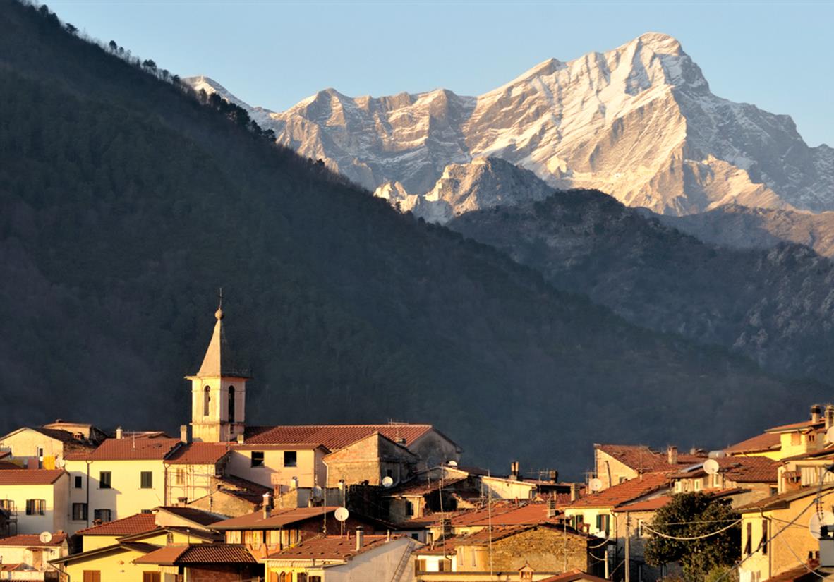 Snow-capped peaks