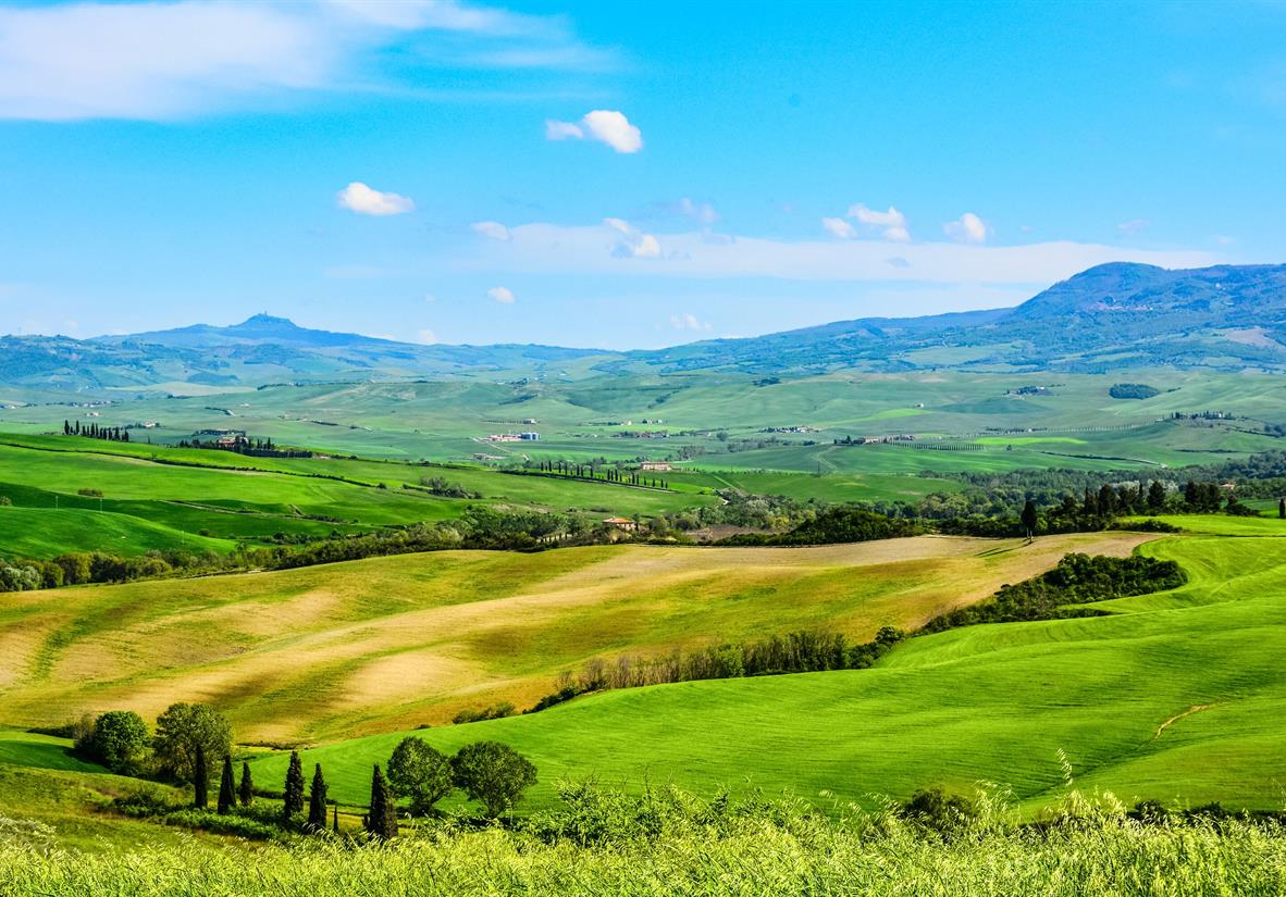Rolling Tuscan landscape