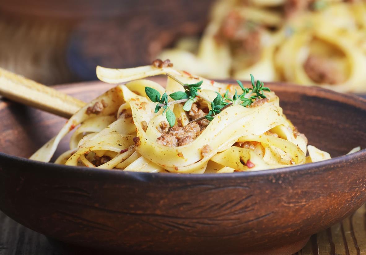 Fresh pasta dishes