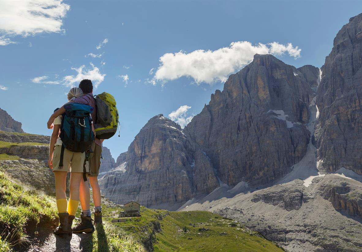 Hiking in the Dolomites
