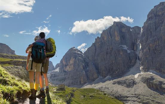 In the heart of the Dolomites