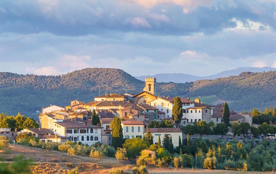 Beautiful hill top towns