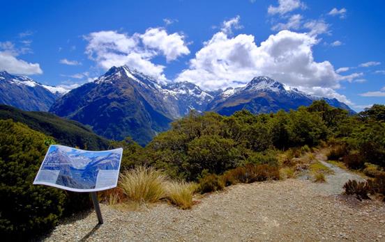Ausblick vom Key Summit