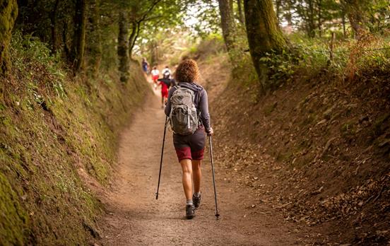 Pilgern Sie durch sanfte Landschaften