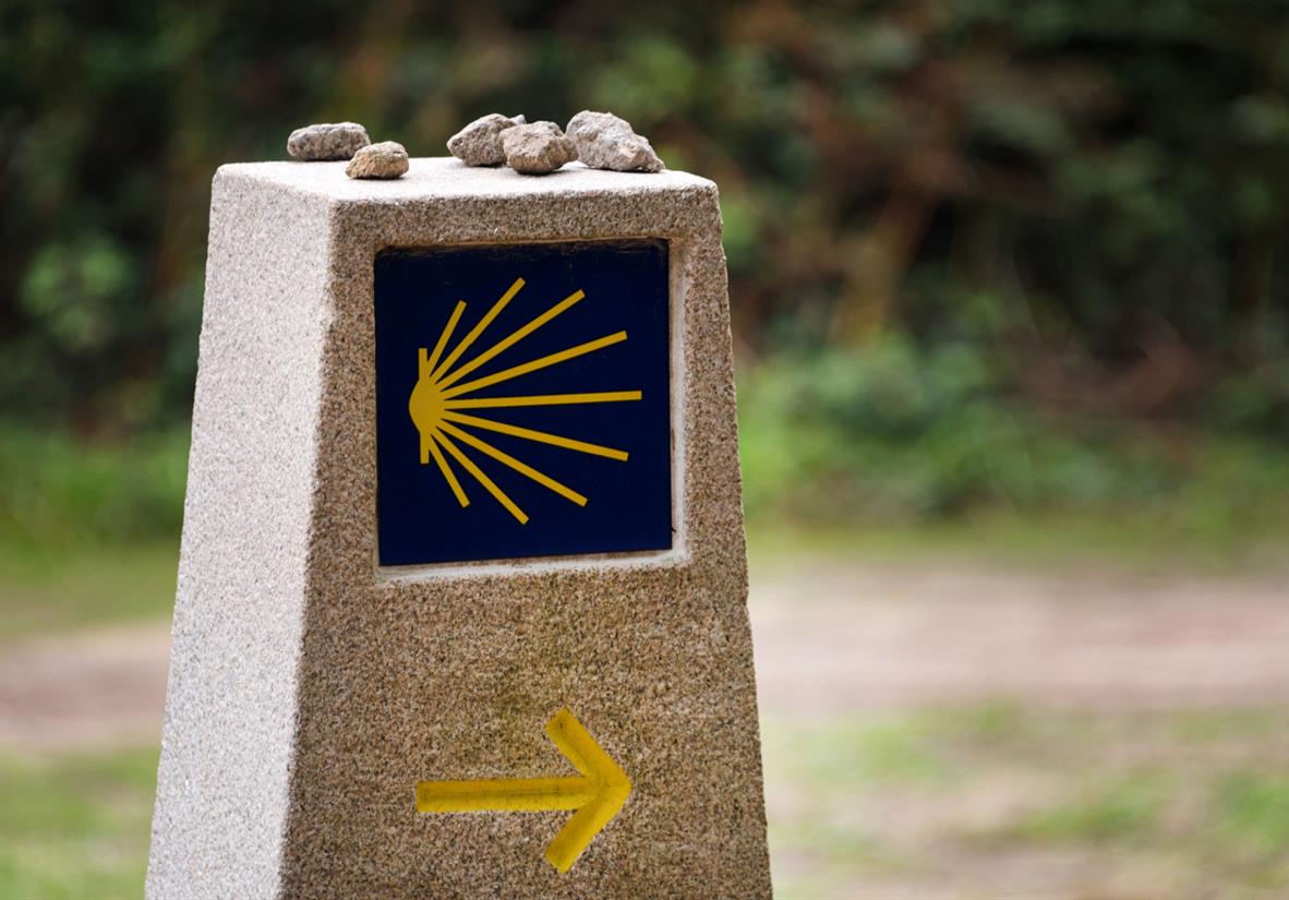 Camino signage always keeps you on track