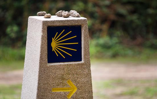Camino signage always keeps you on track