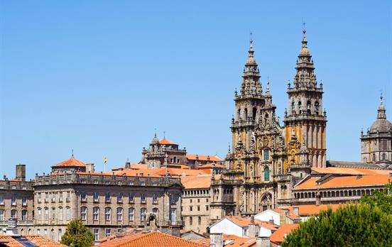 The infamous Santiago de Compostela Cathedral