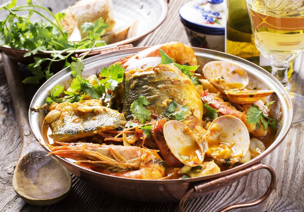 Feast on delicious seafood