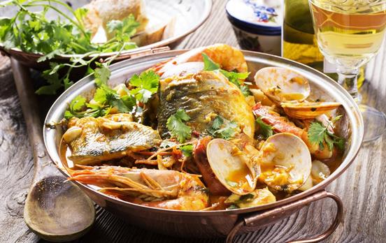 Feast on delicious seafood