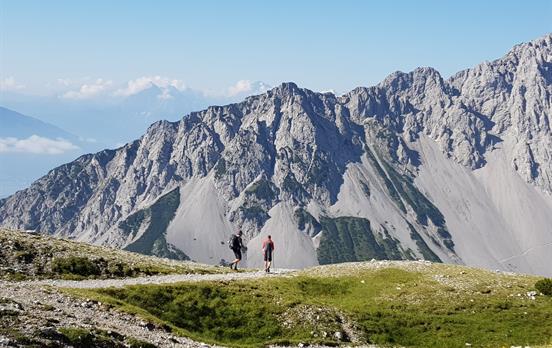 The rocky peaks of the Karwendel