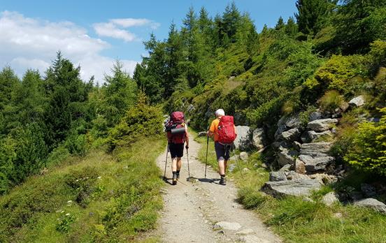 Walking in the Tyrolean Alps