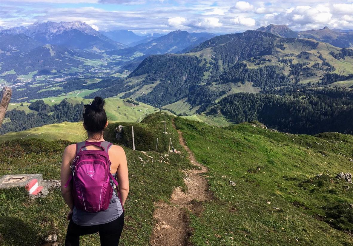 Hiker on the KAT Trail