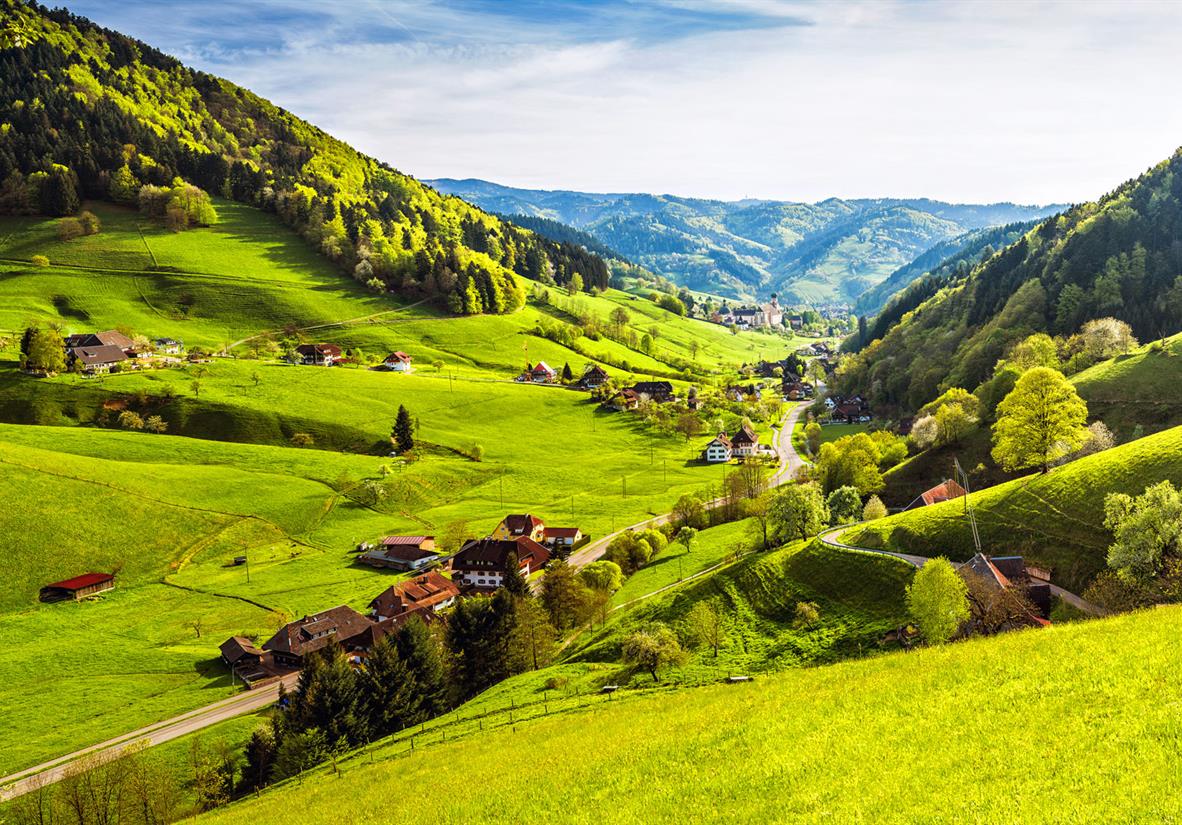 Typical Black Forest landscapes
