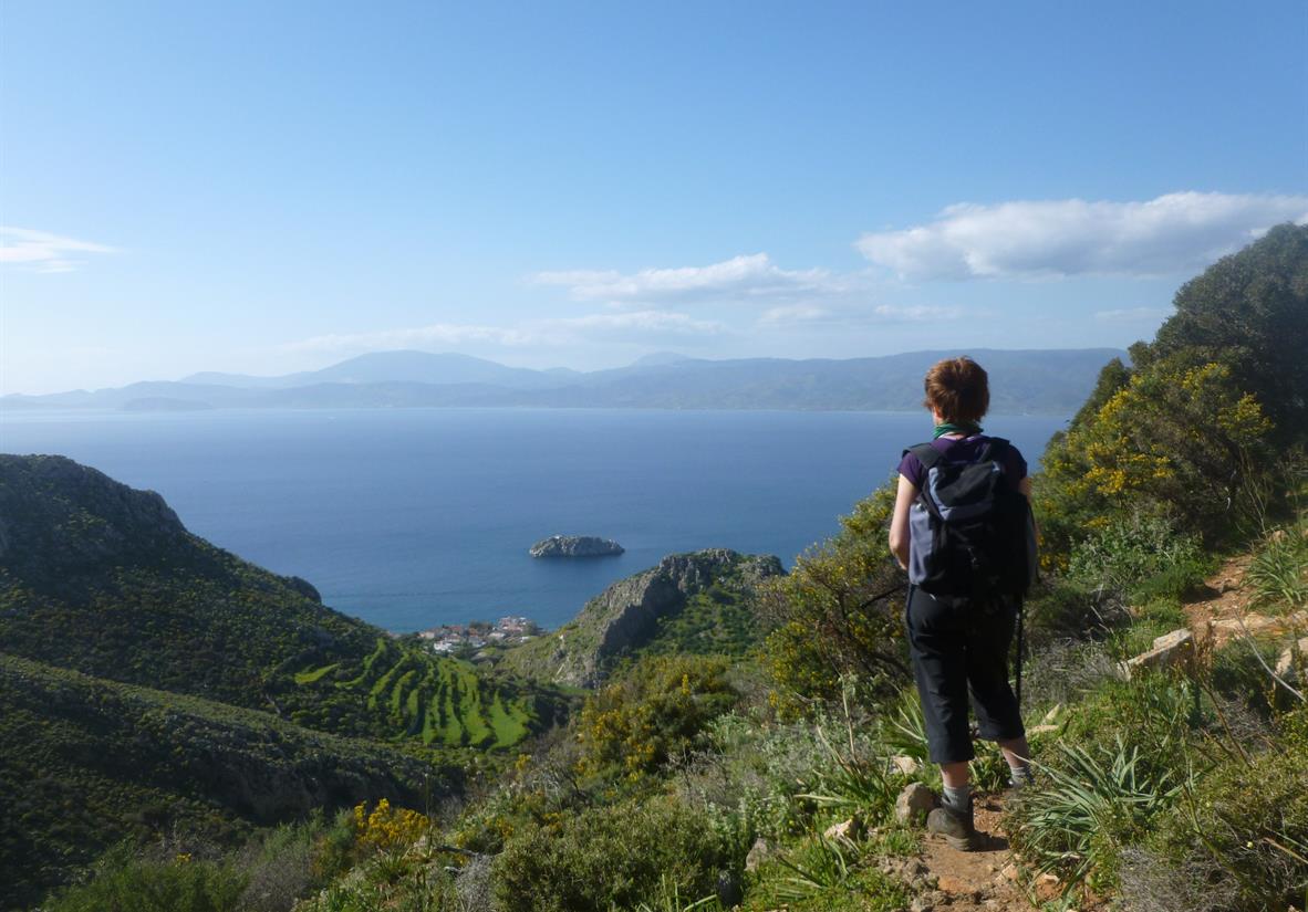 Inselwanderung oberhalb der Palamidas Bucht/ Hydra