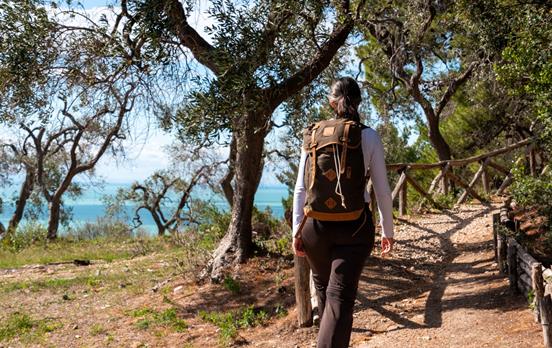 Wanderpfad entlang der Küste