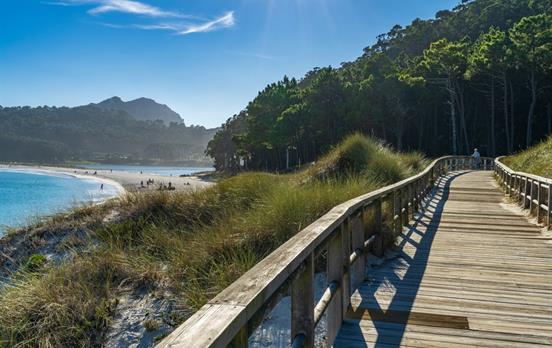 Blick auf Cies Inseln