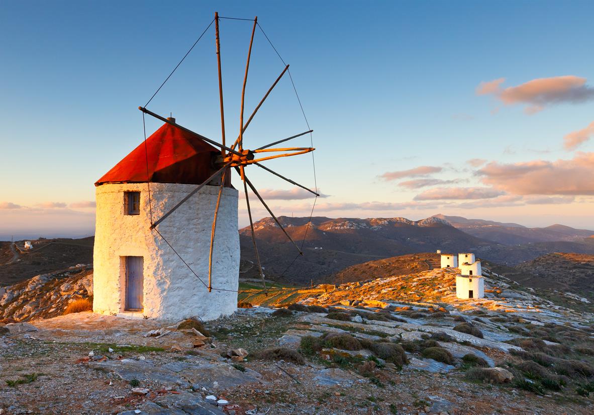 Windmühle bei Chora auf Amorgos