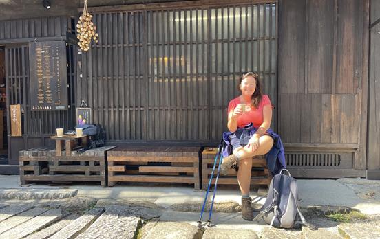 Wanderpause in Tsumago