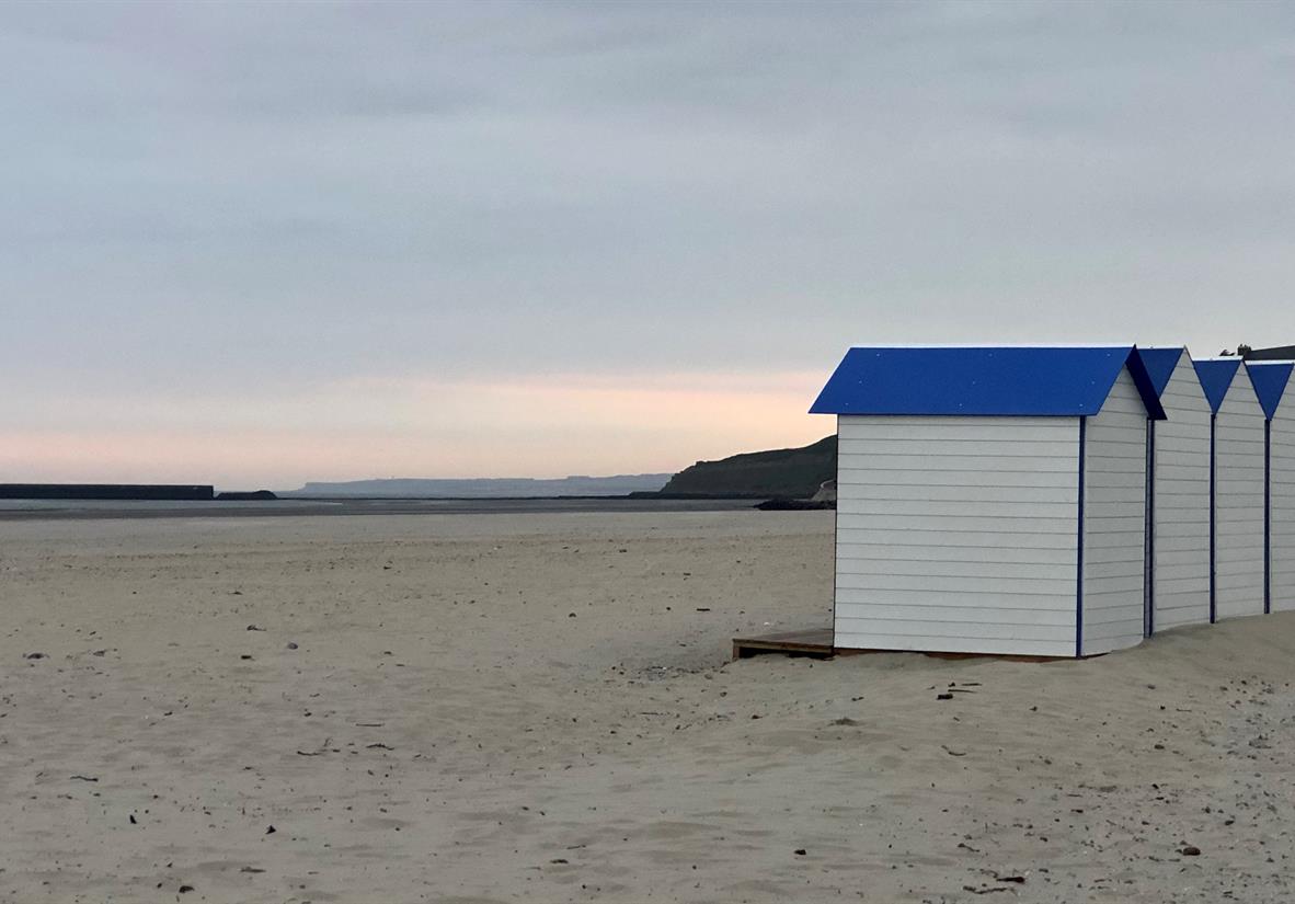 Am Strand von Boulogne-Sur-Mer