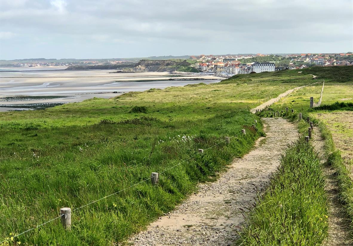 Blick auf Wimereux