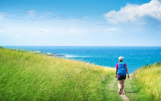 Pilgerin auf dem Camino del Norte