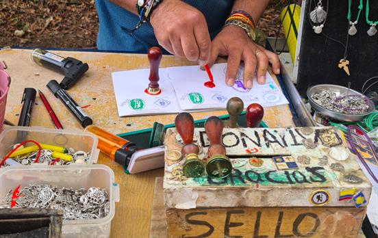Sammeln Sie die letzten Stempel