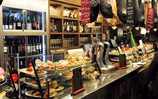Grab some food in Spanish tapas bars