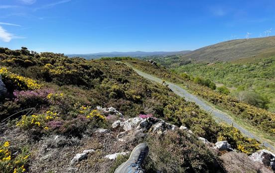 kurze Pause zwischen Ponte Ferreira und Melide