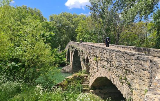 Brücke nach Pamplona.